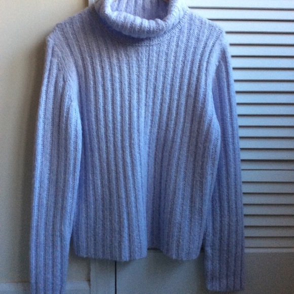 Sweaters - Ladies NWOT powder blue sweater, so very soft. 🦋